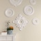 Ekena Millwork Crawley Ceiling Medallion (Canopies up to 6 3/4"), 18"W x 18"H x 3 1/4"ID x 1 1/2"P, Primed White CM18CR - alternate 5